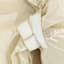 Destin White & Taupe Small Single Curtain Panel, 63"