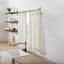 Destin Linen Small Tiered Curtain Panel, 54"