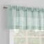 Wilton Valance Seafoam Small Single Curtain Panel, 54"