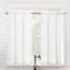 Wilton White Small Tiered Curtain Panel, 54"