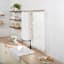 Wilton White Small Tiered Curtain Panel, 54"