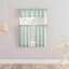 Wilton Seafoam Small Tiered Curtain Panel, 54"