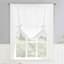Wilton White Small Single Curtain Panel, 63"