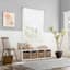 Wilton White Small Single Curtain Panel, 63"