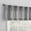 Mason Grey Small Single Curtain Valance, 54x14
