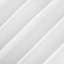 Augusta White Sheer Loop Tab Single Curtain Panel, 84"
