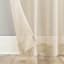 Augusta Linen Sheer Loop Tab Single Curtain Panel, 84"
