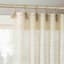 Augusta Linen Sheer Loop Tab Single Curtain Panel, 84"