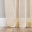 Augusta Apricot Sheer Loop Tab Curtain Panel, 84"