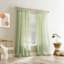 Augusta Moss Sheer Loop Tab Curtain Panel, 84"