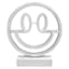 Neon Smiley Face Stand, 10"
