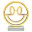 Neon Smiley Face Stand, 10"