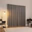 Arvid Coal Grey Blackout Curtain Panel, 84"