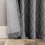 Arvid Coal Grey Blackout Curtain Panel, 84"