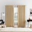 Arvid Gold Blackout Curtain Panel, 84"