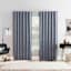 Arvid Indigo Blackout Curtain Panel, 84"