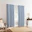 Dublin Tranquil Blue Blackout Curtain Panel, 84"