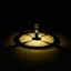 10-Lumen Solar Black Bollard Pathway Light