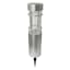 10-Lumen Solar Silver Bollard Pathway Light