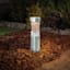 10-Lumen Solar Silver Bollard Pathway Light