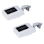 Set of 2 10-Lumen Solar White Gutter Lights