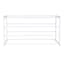 20-Pair Standing Shoe Rack, White