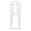 20-Pair Standing Shoe Rack, White