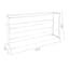 20-Pair Standing Shoe Rack, White
