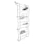 36-Pair Over The Door Shoe Organizer, White
