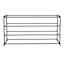 20-Pair Standing Shoe Rack, Grey