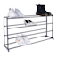 20-Pair Standing Shoe Rack, Grey