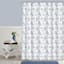 13-Piece Blue Hummingbird Toile Shower Curtain Set, 70x72
