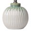 Found & Fable Green & White Reactive Glaze Small Lamp Base, 12"