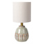 Honeybloom Green & Brown Reactive Glaze Mini Table Lamp with Shade, 12"
