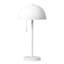 White Metal Dome Small Table Lamp with Shade, 20"