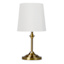 Gold Metal Stick Mini Table Lamp with Shade, 13"