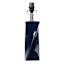 Crosby St. Blue Ceramic Twisted Small Lamp Base, 15"