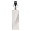 Crosby St. White Ceramic Twist Small Lamp Base, 15"