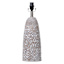 Found & Fable White Washed Carved Medium Table Lamp Base, 19"