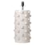 Found & Fable off White Ceramic Loop Detail Medium Table Lamp Base, 21"