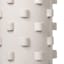Found & Fable off White Ceramic Loop Detail Medium Table Lamp Base, 21"