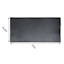 Black Faux Leather Desk Pad, 31x15.5
