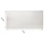 White Faux Leather Desk Pad, 31x15.5