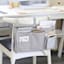 Grey Hanging Bedside Organizer, Medium