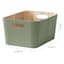 Green Sage & Wood Storage Bin, 17l