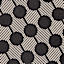 Crosby St. Black Geometric Antifatigue Kitchen Mat, 18x30