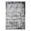 (D612) Crosby St. Freya Black Abstract Area Rug, 5x7