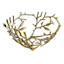 Providence Gold Decorative Bowl, 14x7