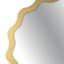 Oh Joy! Gold Metallic Wavy Wall Mirror, 16"