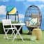 Stackable Sling Patio Chair, Teal